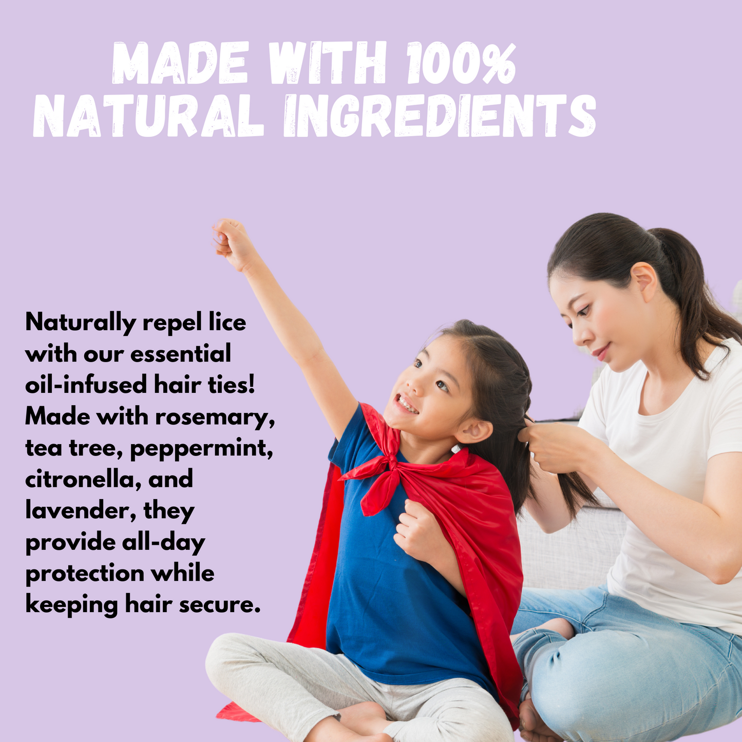 Essential Oil Hair Ties (4-Pack)